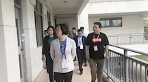 周黎敏副区长专程视察我校考点工作