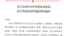 喜报!我校学生在吴中区“家风家训&nbsp;亲子共读”比赛中喜获佳绩