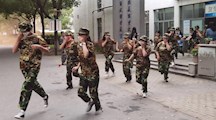 分段培养部20级3+4新生参加消防演练