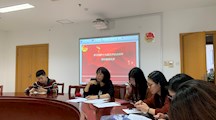 校团委组织学习十九届五中全会精神