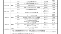2021-2022（2）第十九周工作安排