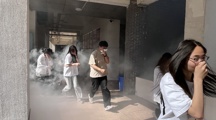 牢固安全意识，提升自救能力——财经系开展消防疏散演练