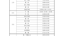 2021～2022学年度第二学期作息时间表（2022年5月25日起执行）