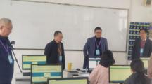 省教育厅中等职业学校学生学业水平考试巡视我校