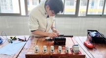 我校举行第三方职业技能等级认定考试——电工中级